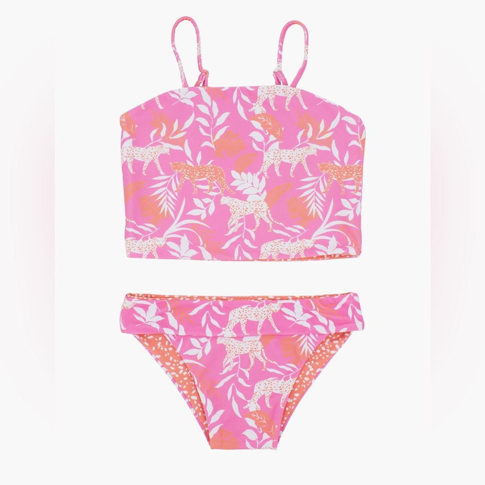Girls Tankini and Rashguard Feather 4 Arrow Lost In Paradise Reversible